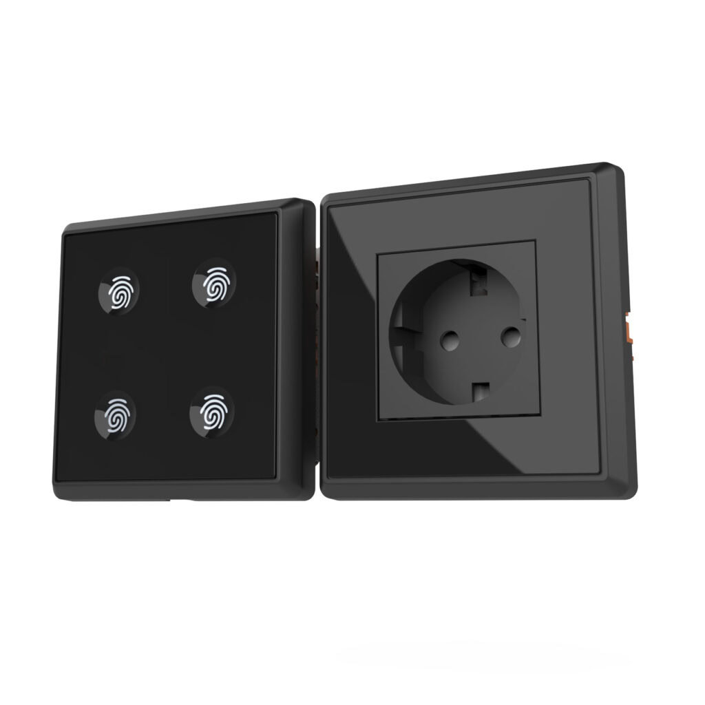 طراحی کلید و پریز تاچ ساختمانی