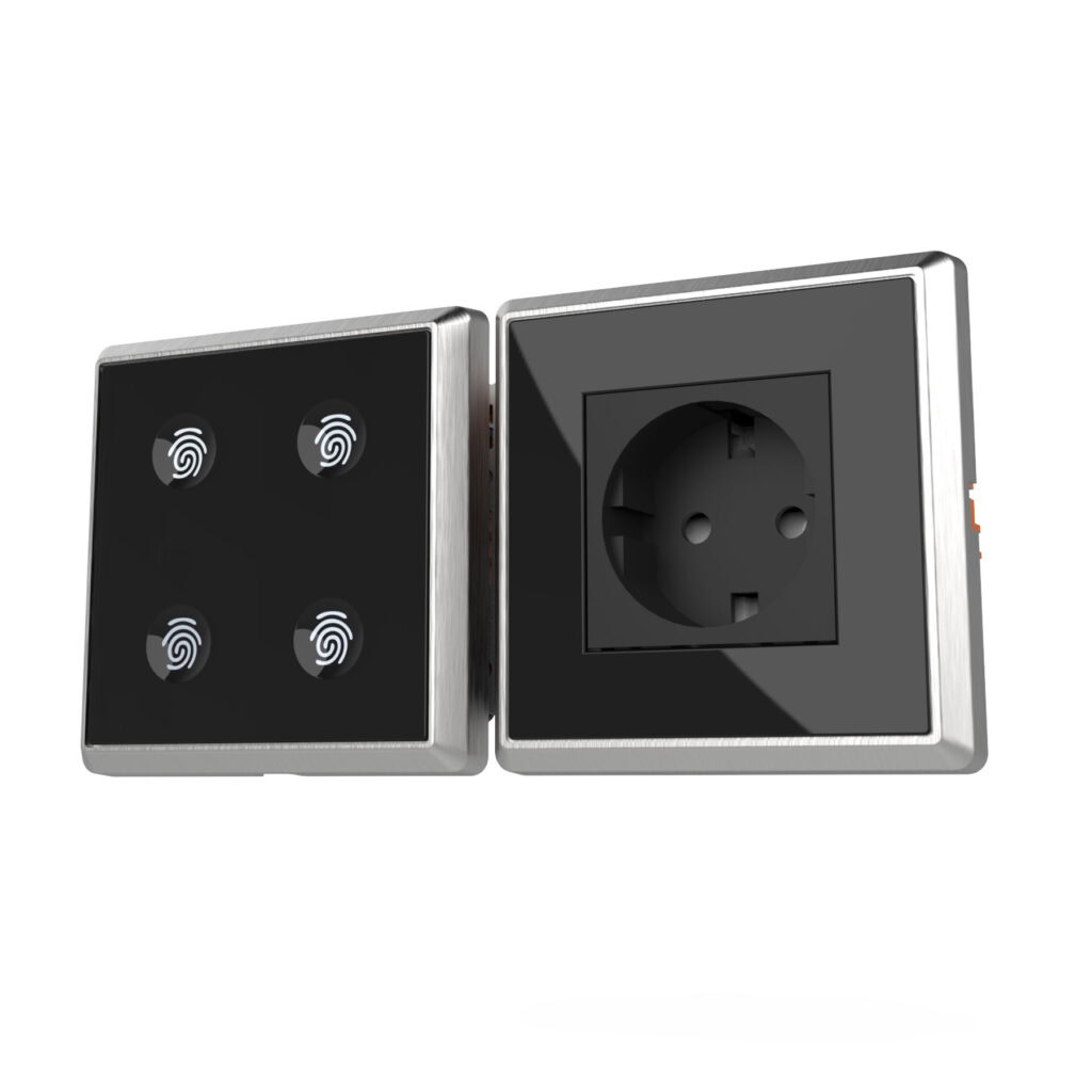 طراحی کلید و پریز تاچ ساختمانی