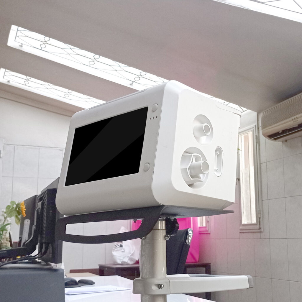Ekas Design Studio workspace showing medical device design and rapid prototyping.