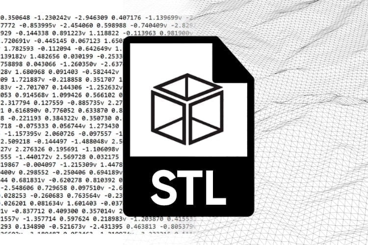 STL file format min پرینت سهبعدی؛ از ایده تا تولید STL-file-format
